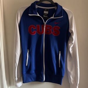 Chicago Cubs Nike Blue and White Cubs Women's Jacket